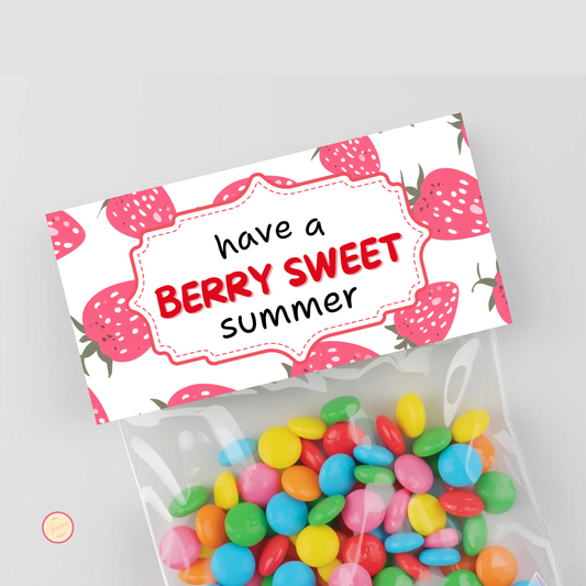 Berry Sweet Summer Bag Topper
