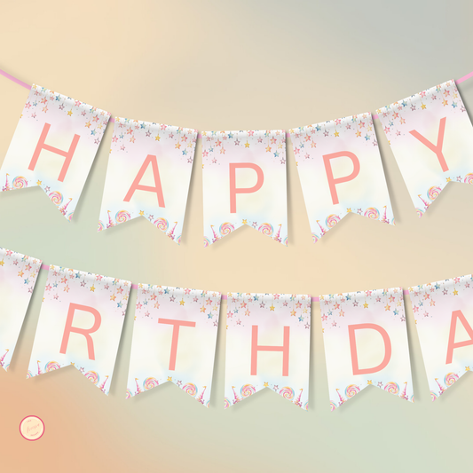 A Sweet Celebration Birthday Banner