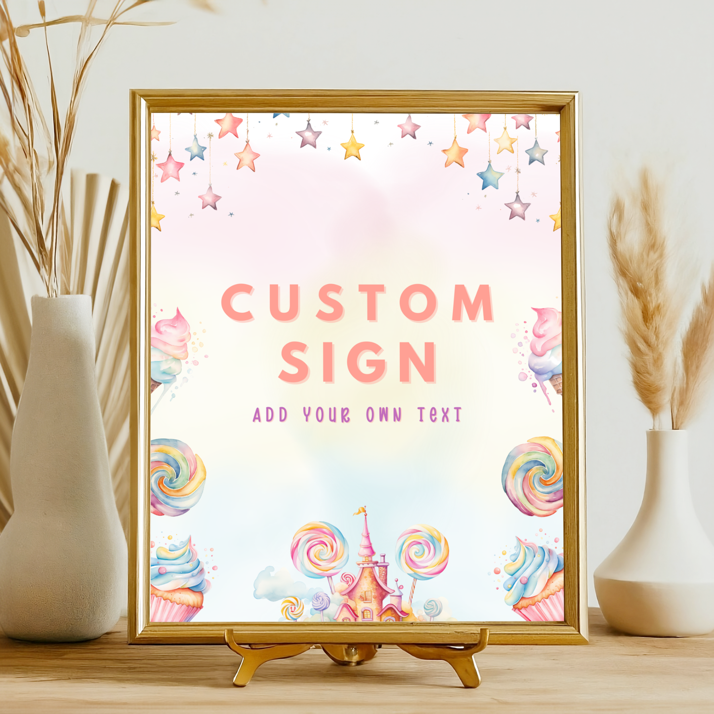Sweet Birthday Table Signs