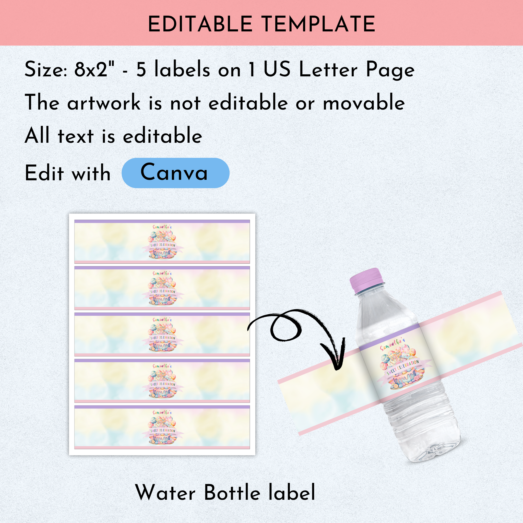 Sweets Birthday Favor Bundle