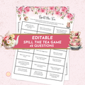 Spill the Tea Game