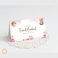 Tea Party Food Label Template