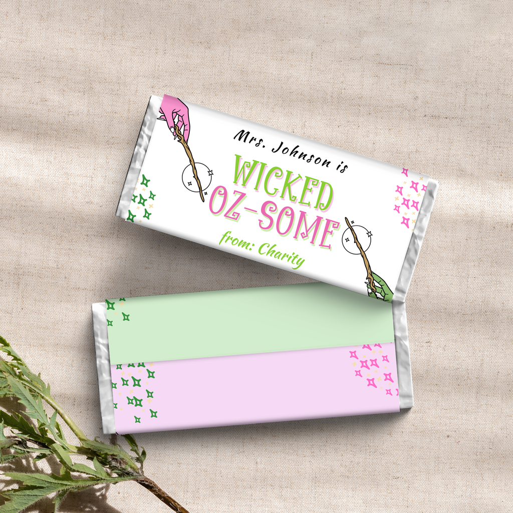 Witch Theme Teacher Appreciation Chocolate Wrapper