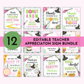 12 Witch-Themed Teacher Appreciation Signs