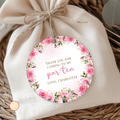 Tea Party Favor Round Tag