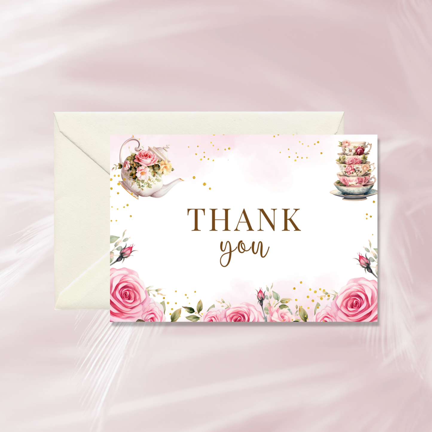 Tea Party Thank You Card