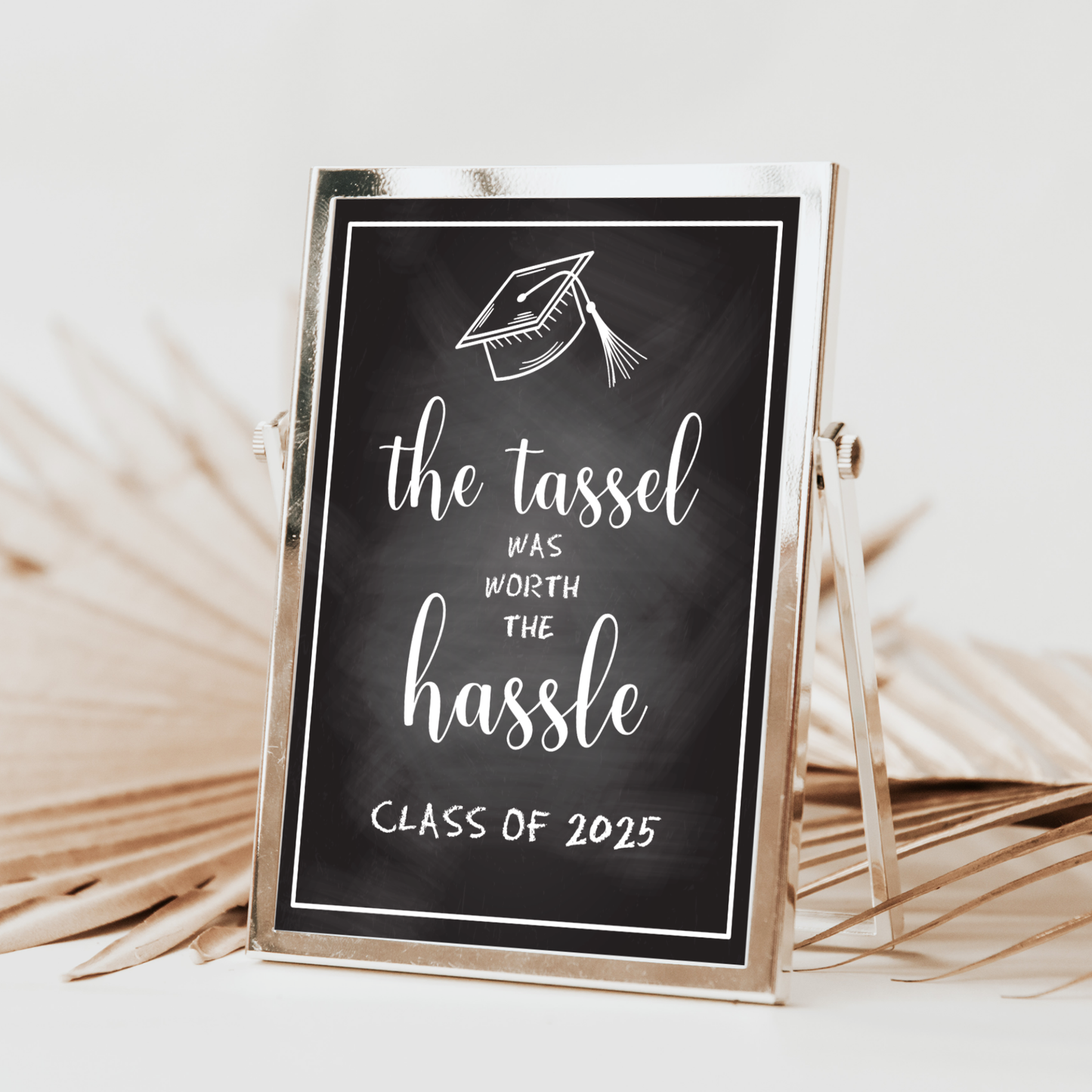 Graduation Party Table Signs Bundle - Chalkboard