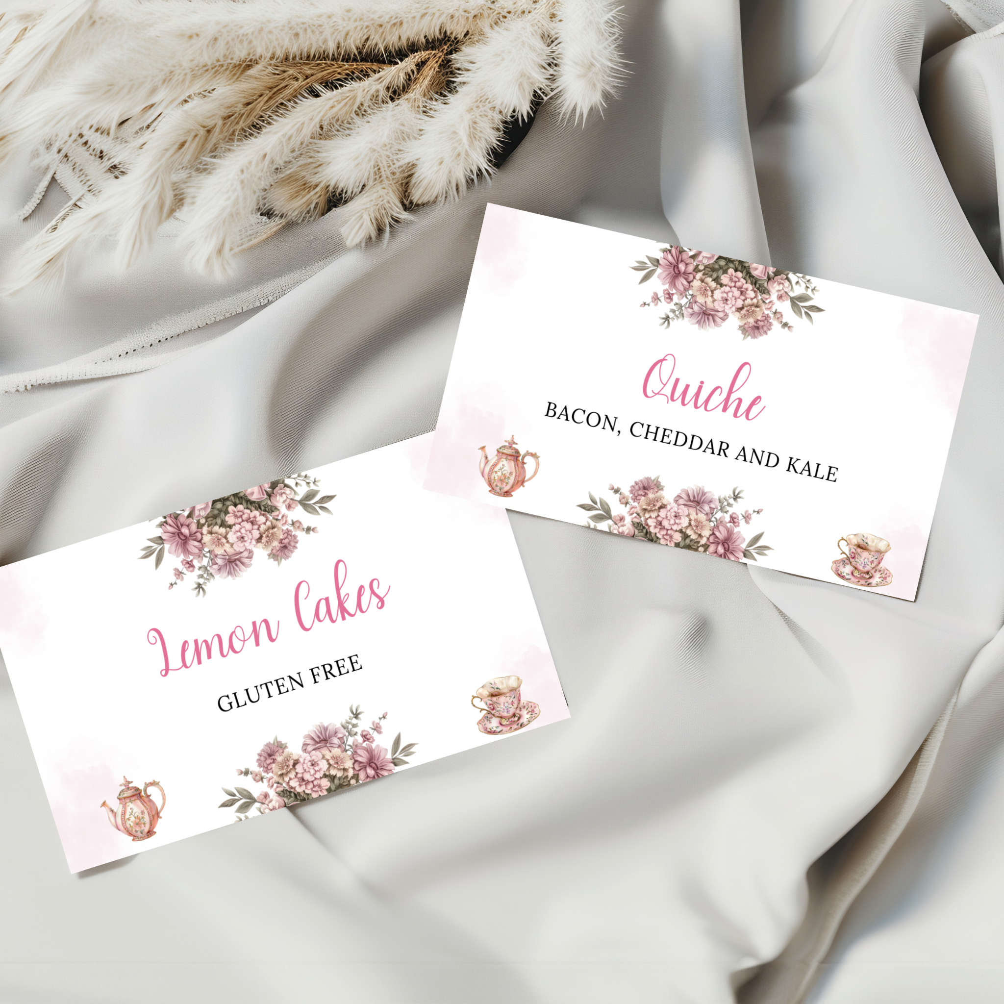 Time for Tea Food Label Template