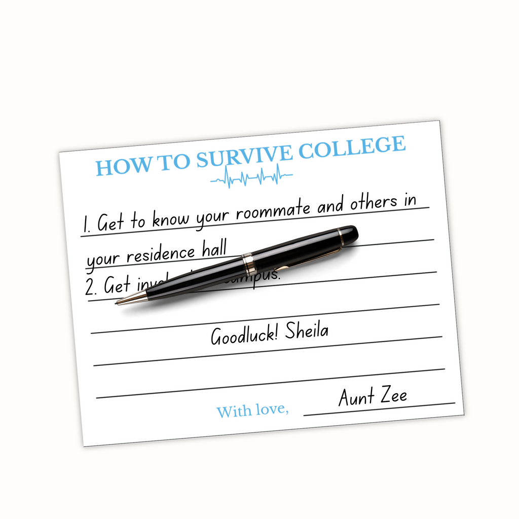 College Going Away Advice and Wishes Cards