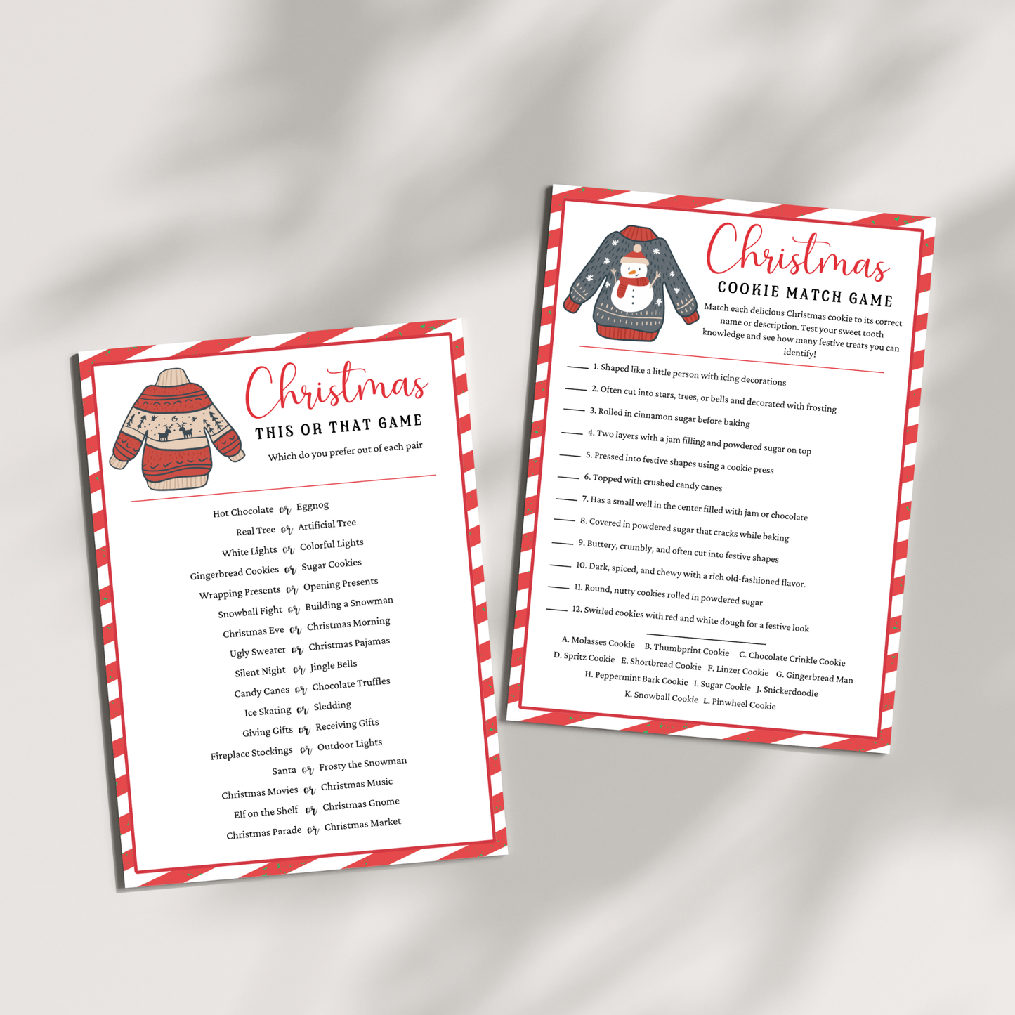 12 Ugly Sweater Christmas Party Games