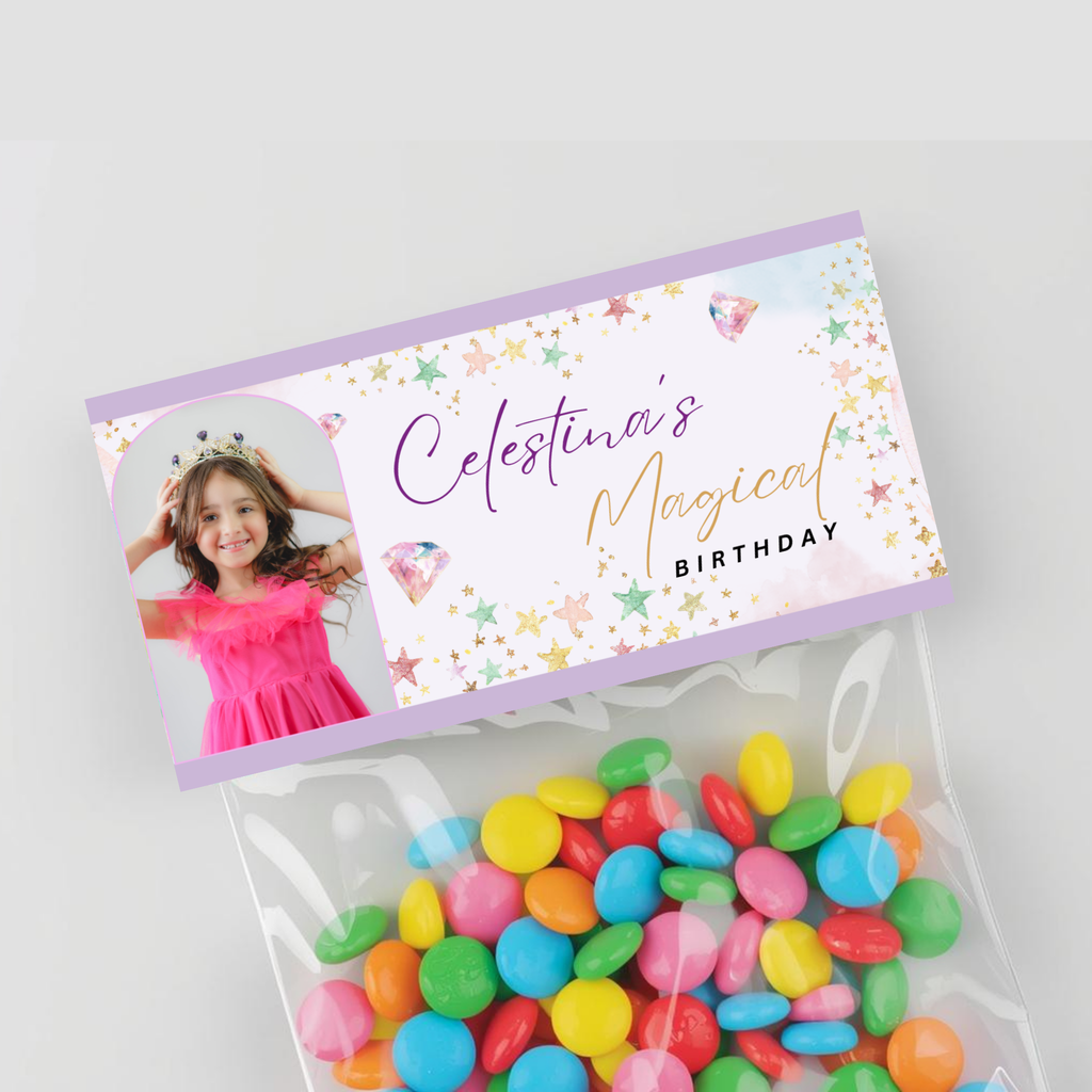 Unicorn Treat Bag Topper