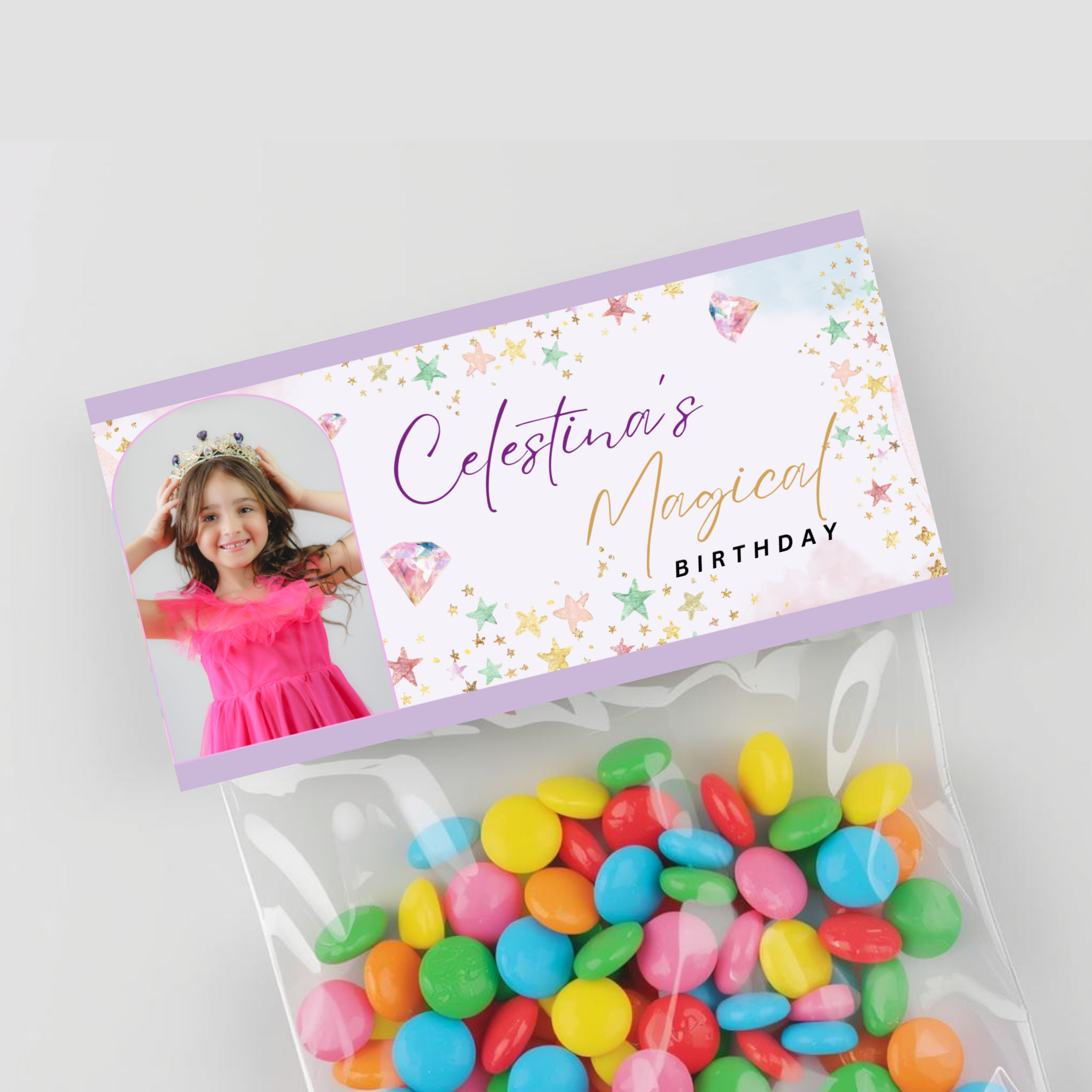 Unicorn Treat Bag Topper