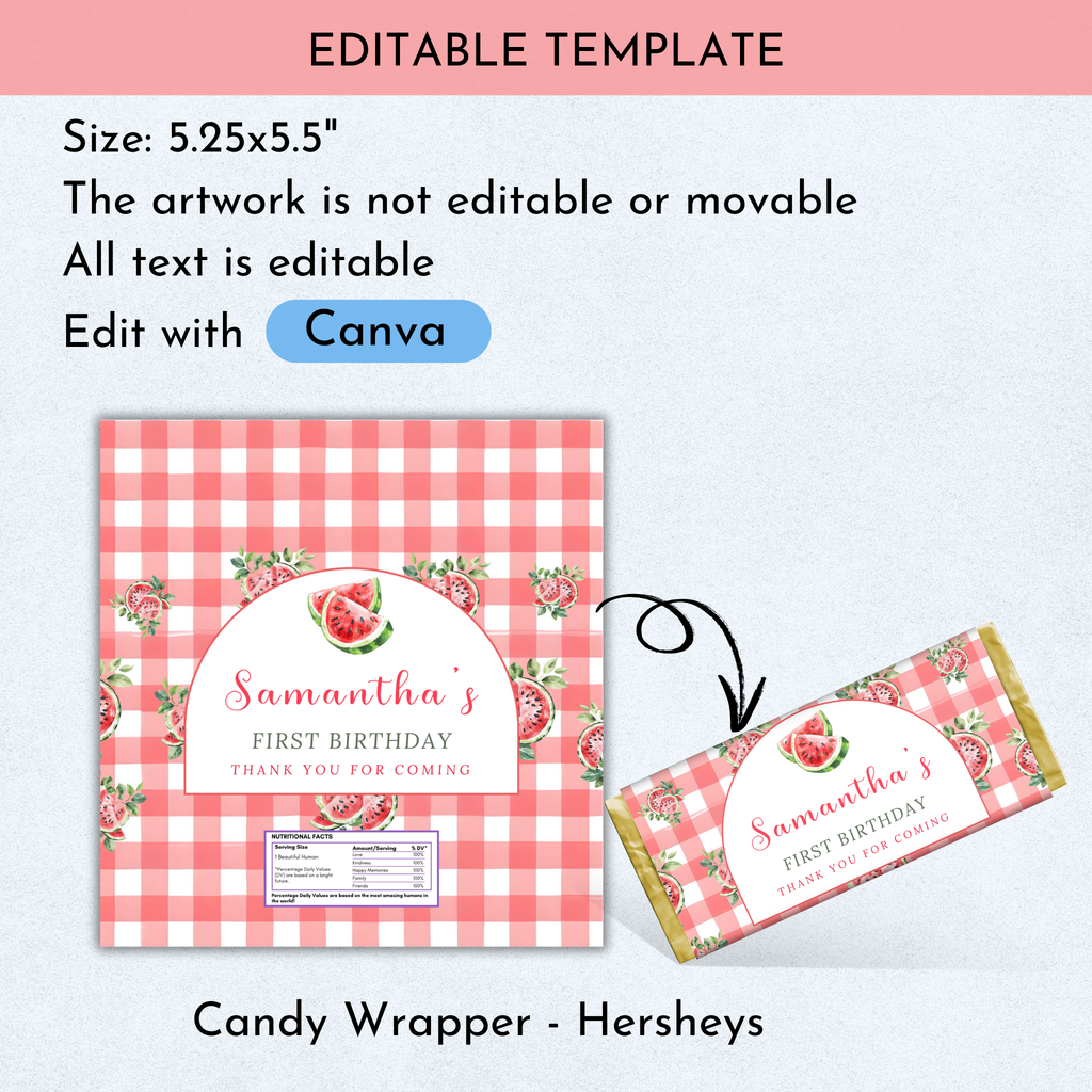 Watermelon Birthday Favor Bundle