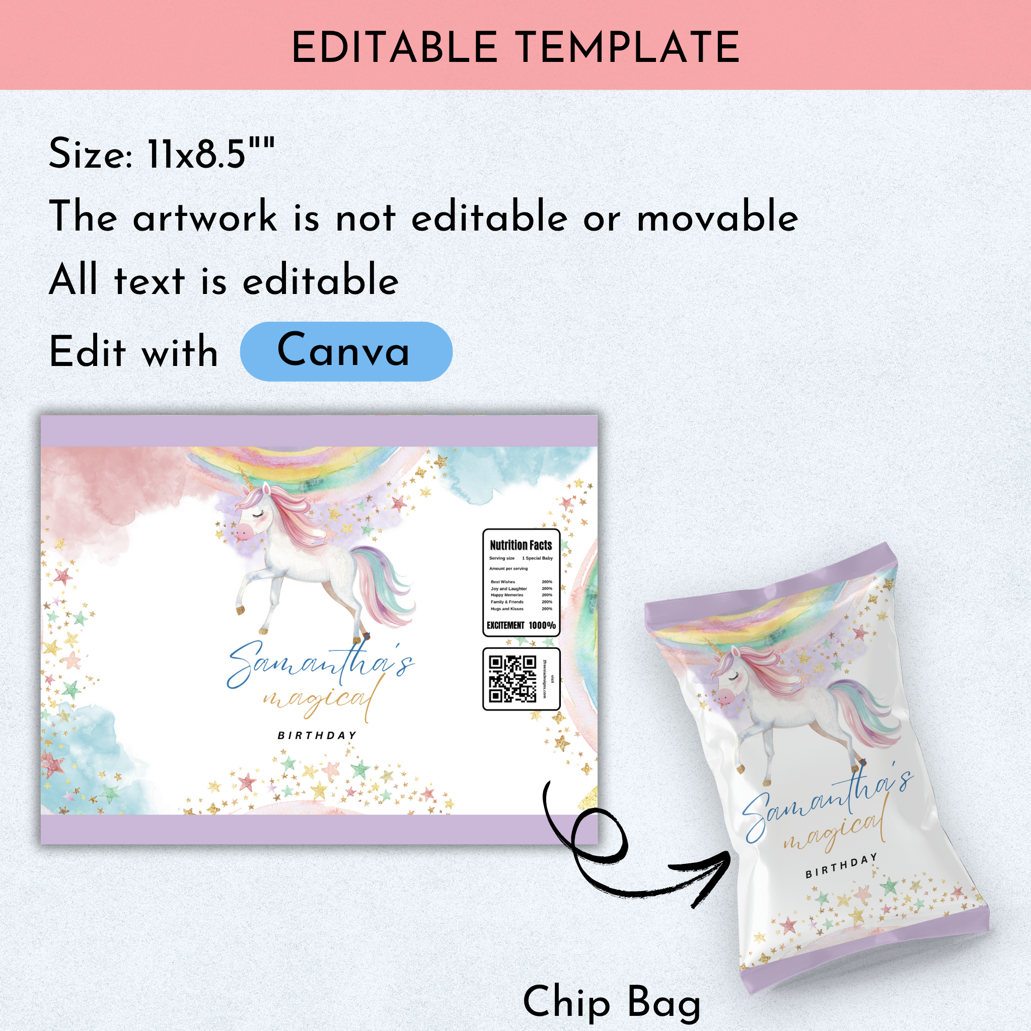 Unicorn Party Favor Bundle
