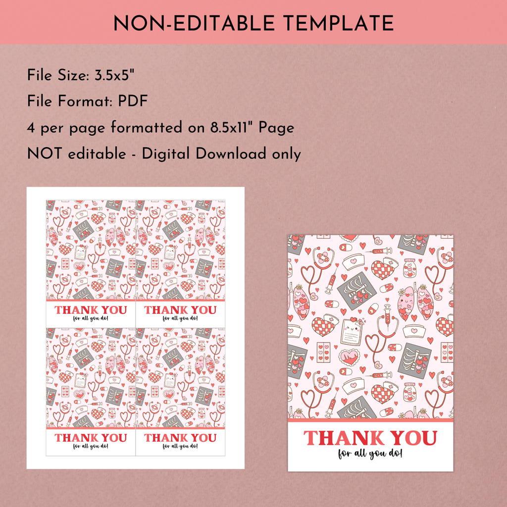 Nurse Appreciation Cookie Card