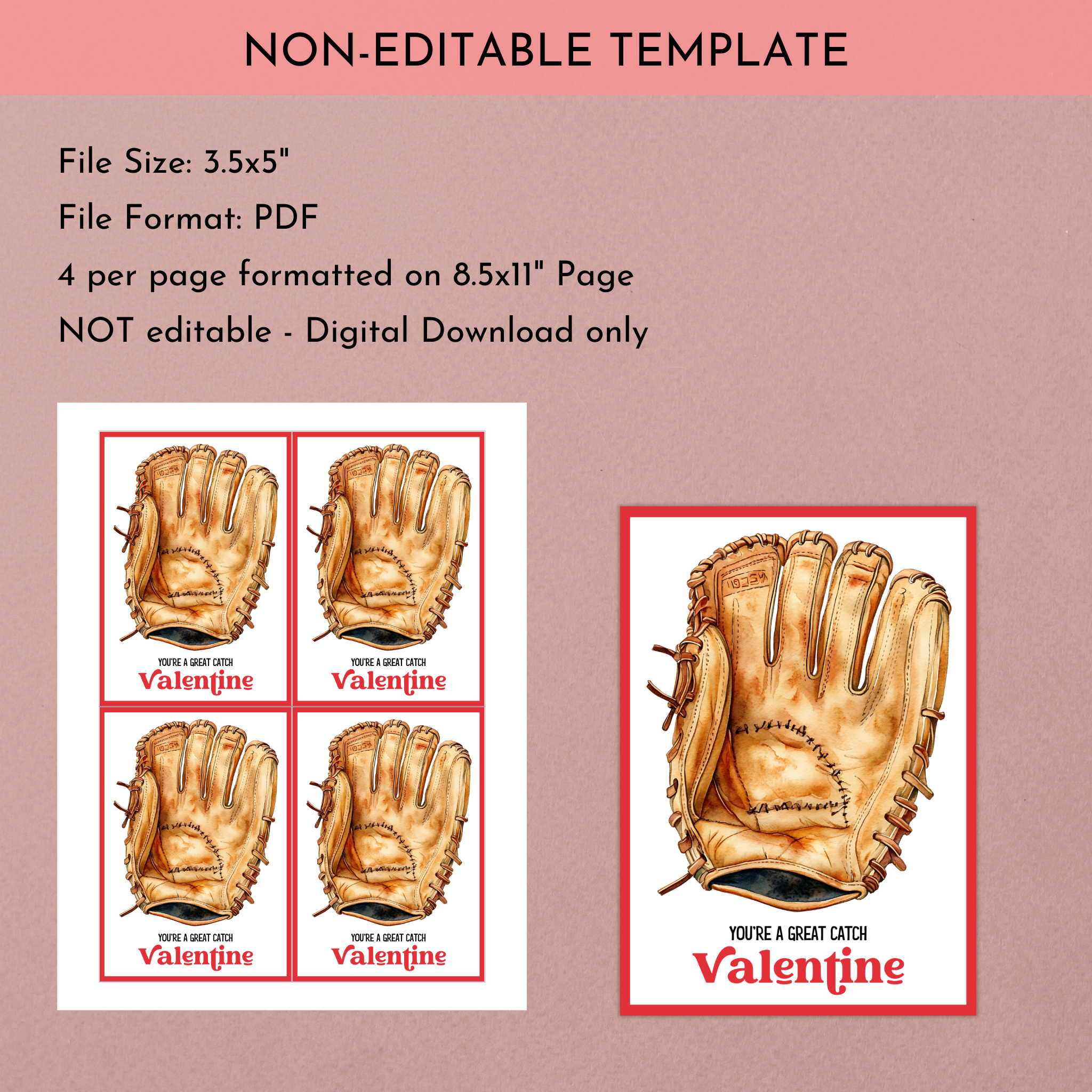 Valentine's Day Cookie Card