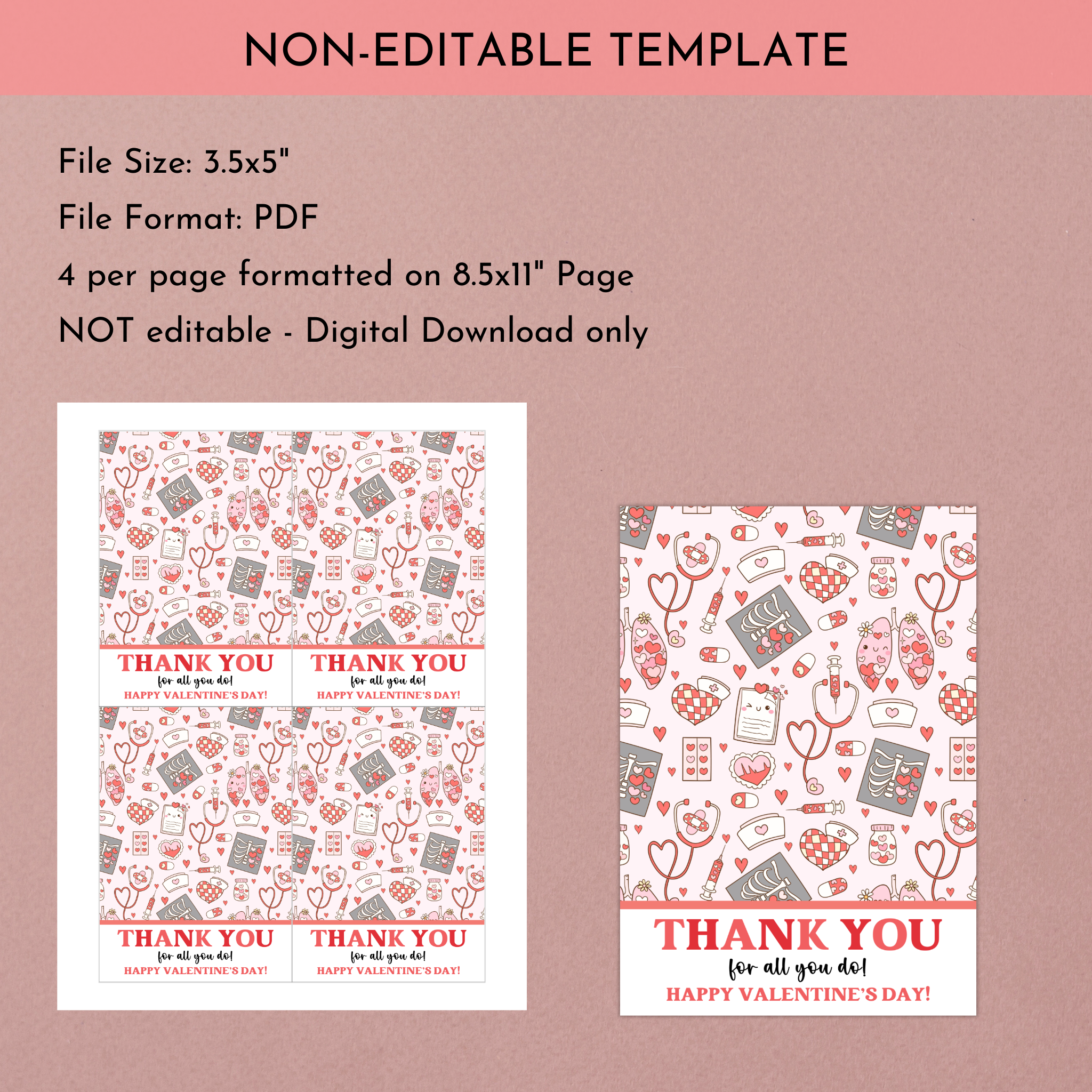 Nurse Appreciation Cookie Card