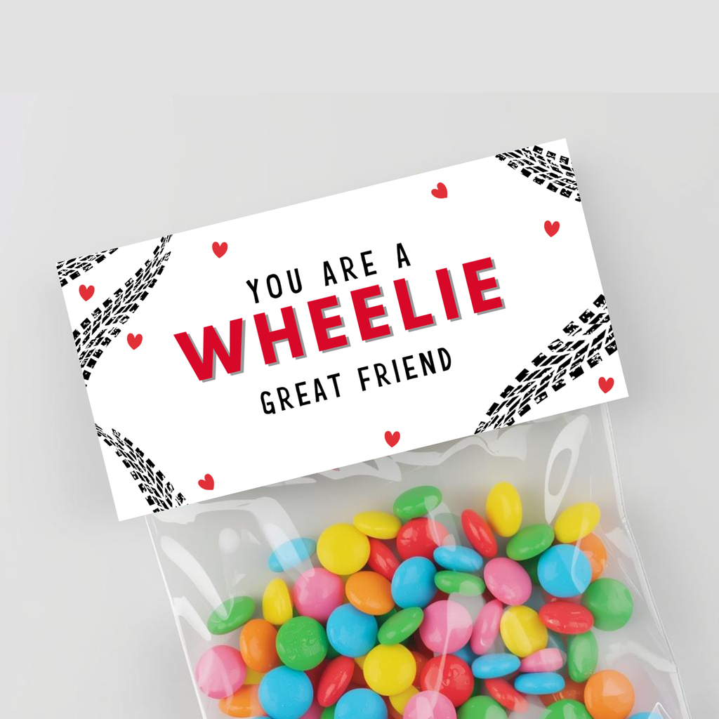 Valentine Race Car Bag Topper