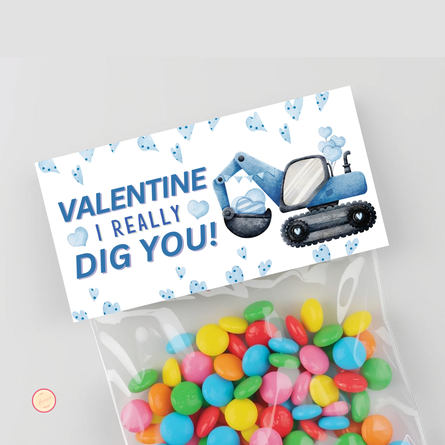 Construction Digger Bag Topper