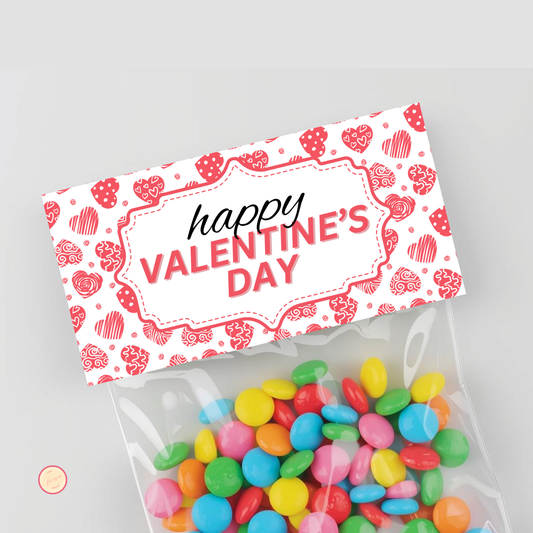 Valentine's Day Treat Bag Topper