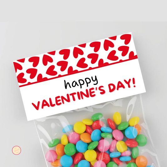 Valentine's Day Treat Bag Topper