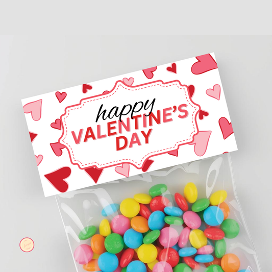 Valentine's Day Treat Bag Topper
