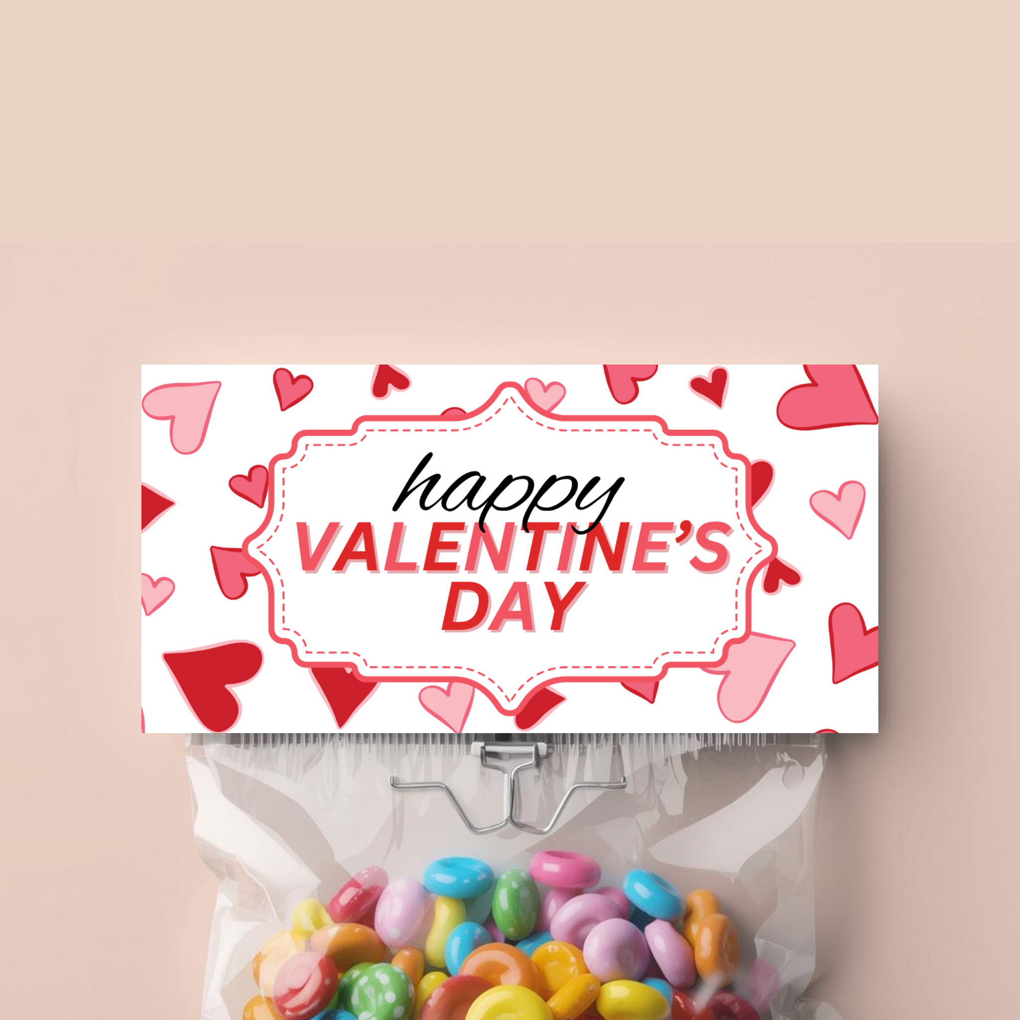 Valentine's Day Treat Bag Topper