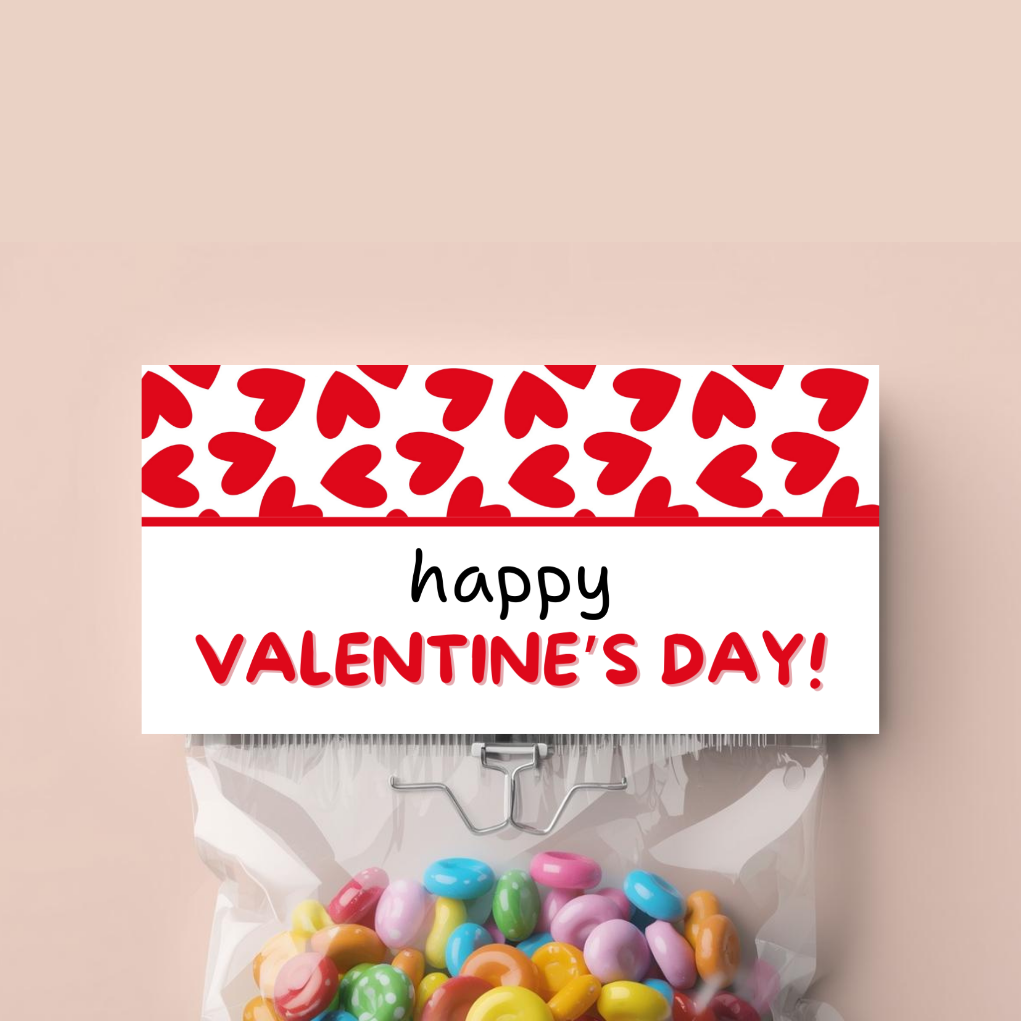 Valentine's Day Treat Bag Topper