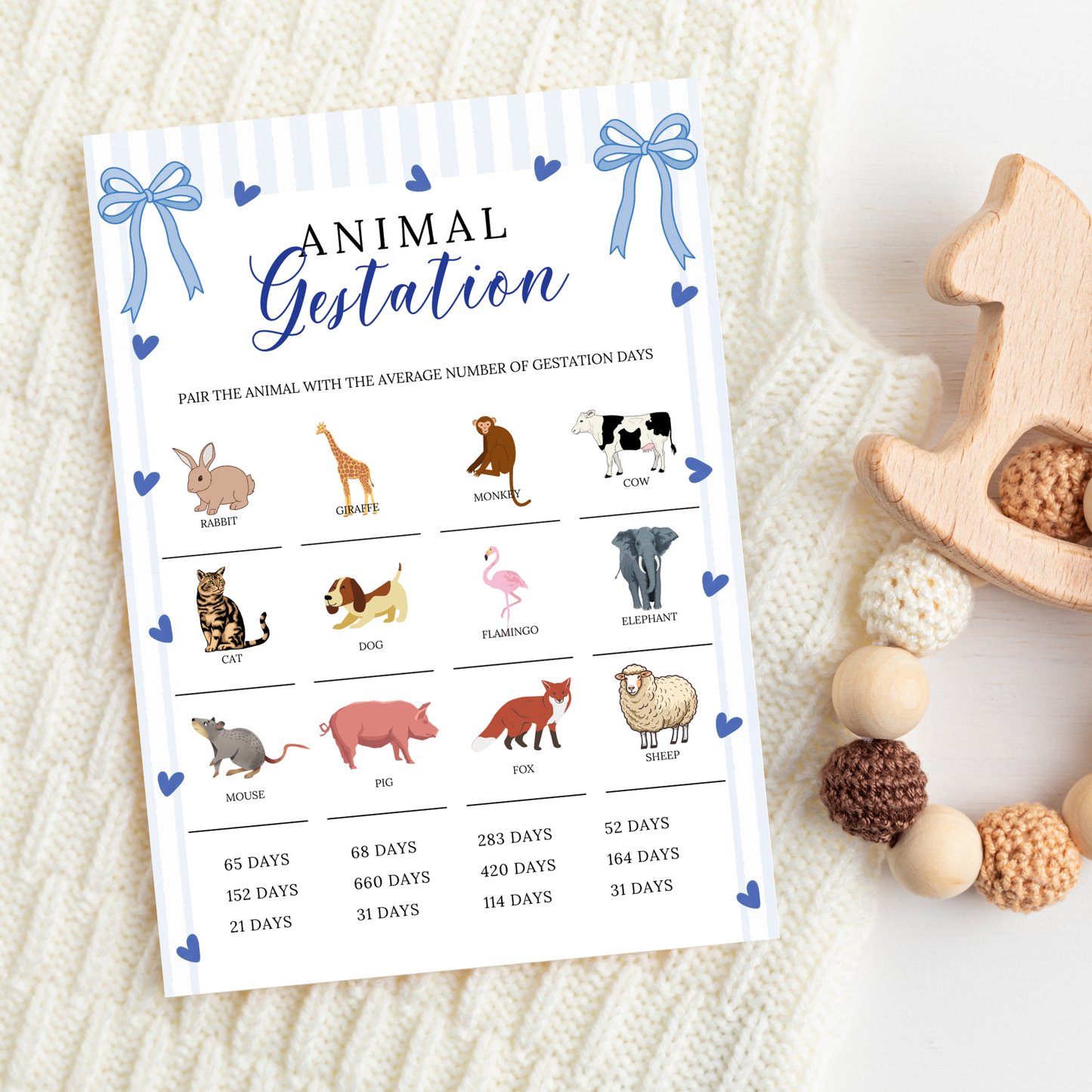 Valentine Baby Shower Games & Sign Bundle