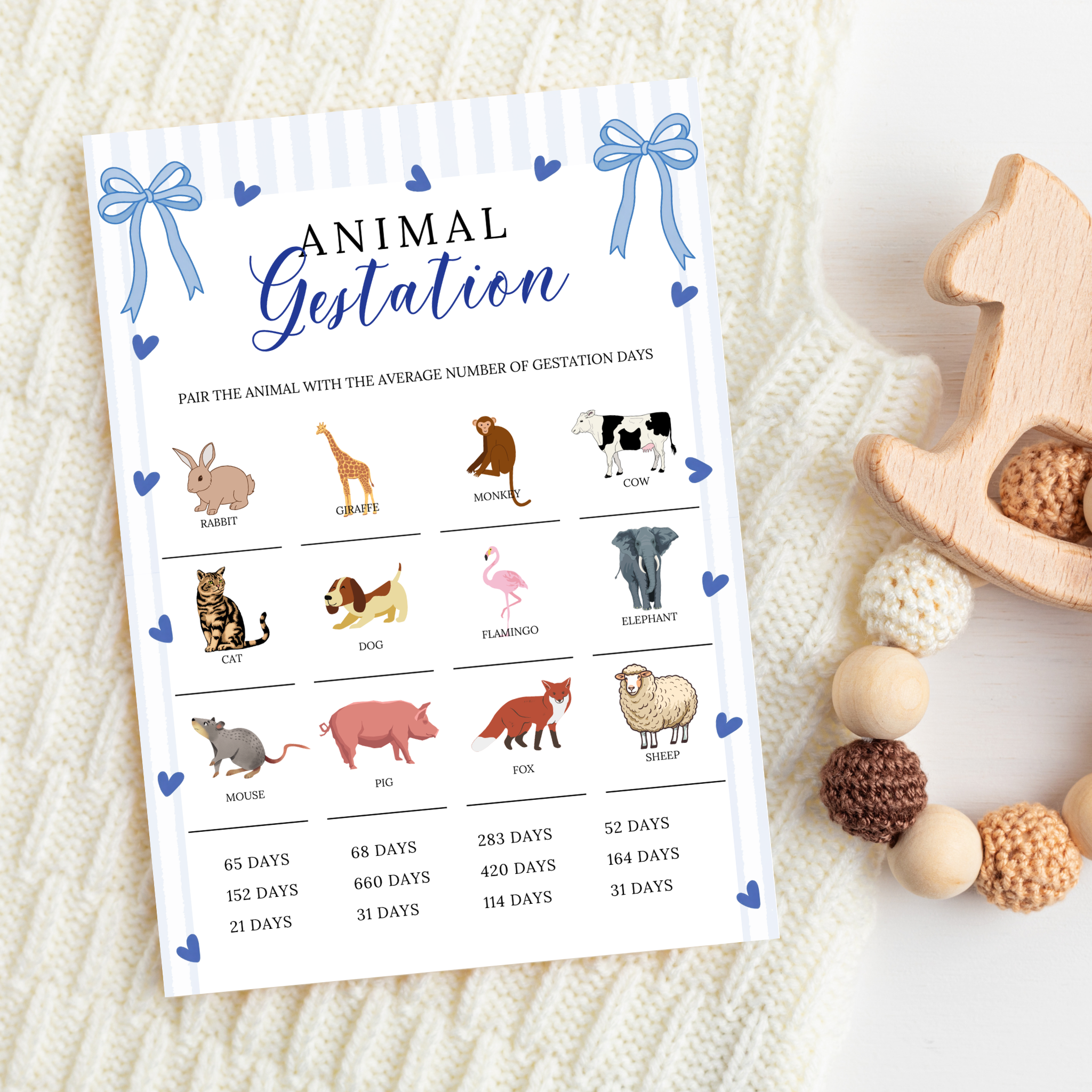 Valentine Baby Shower Games & Sign Bundle