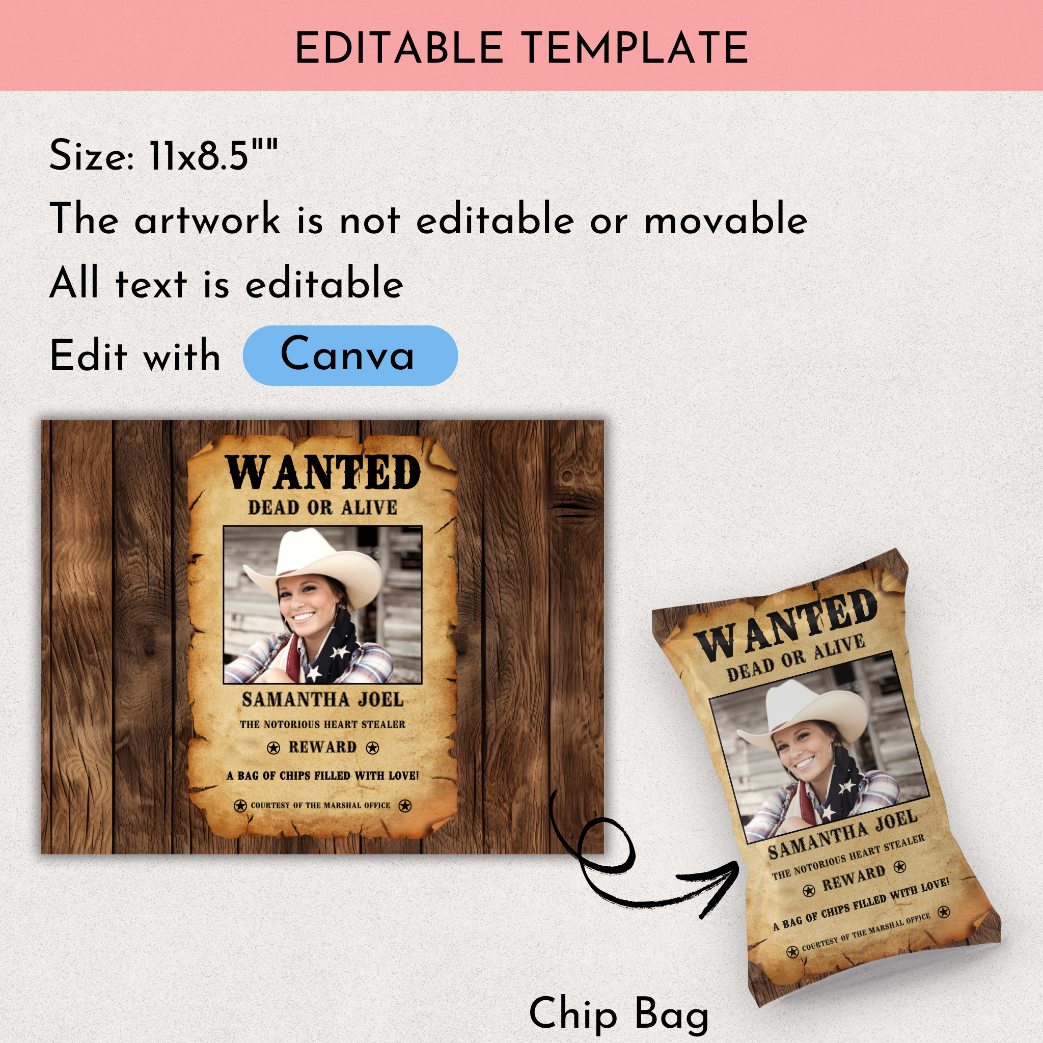 Wanted Chip Bag