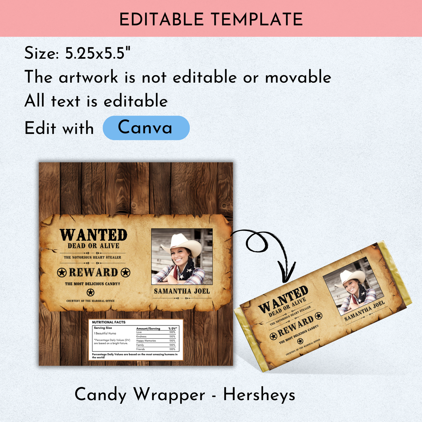 Wanted Party Favor Bundle
