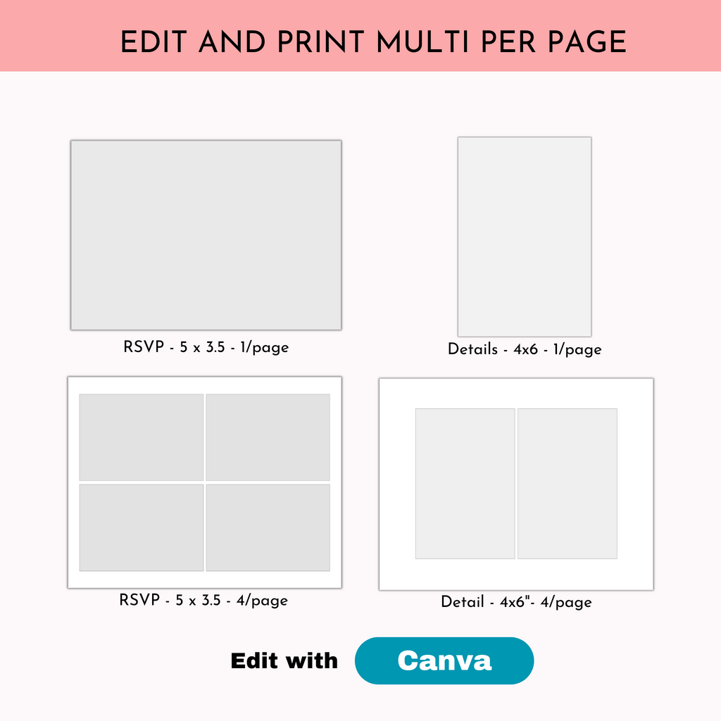 Gothic Wedding Invitation Bundle