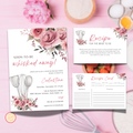 Whisked Away Bridal Shower Invitation Bundle - Pink Floral