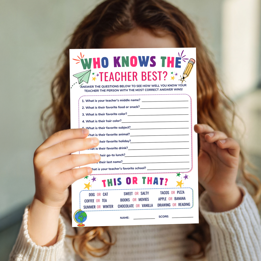 20 Back to School Games
