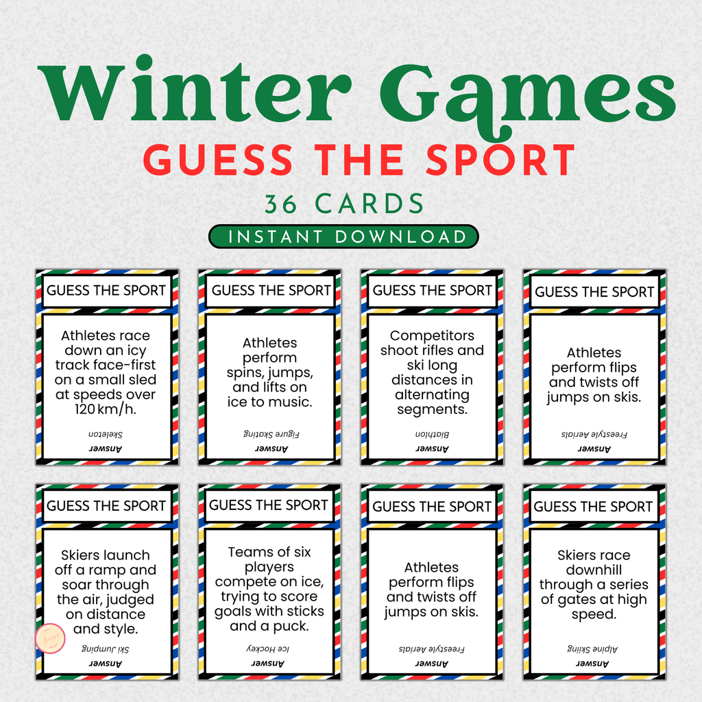Winter Games (Guess the Sport)
