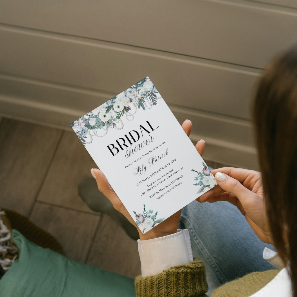 Winter Bridal Shower Invitation - #1