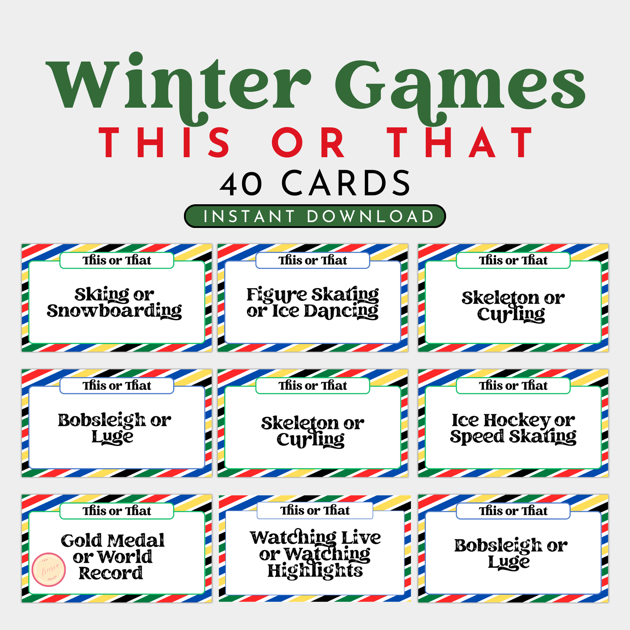 Winter Games (This or That)