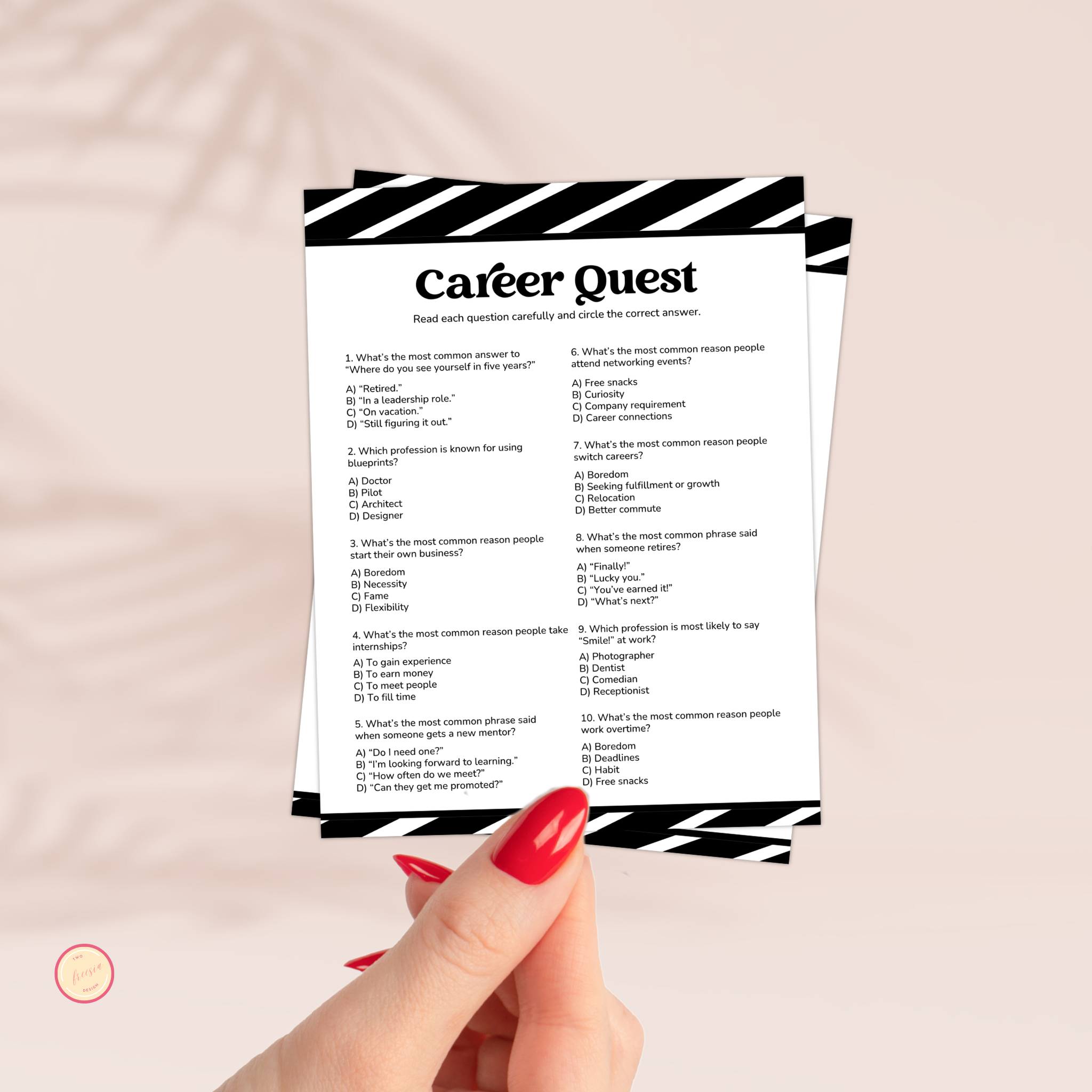 Career Quest Game