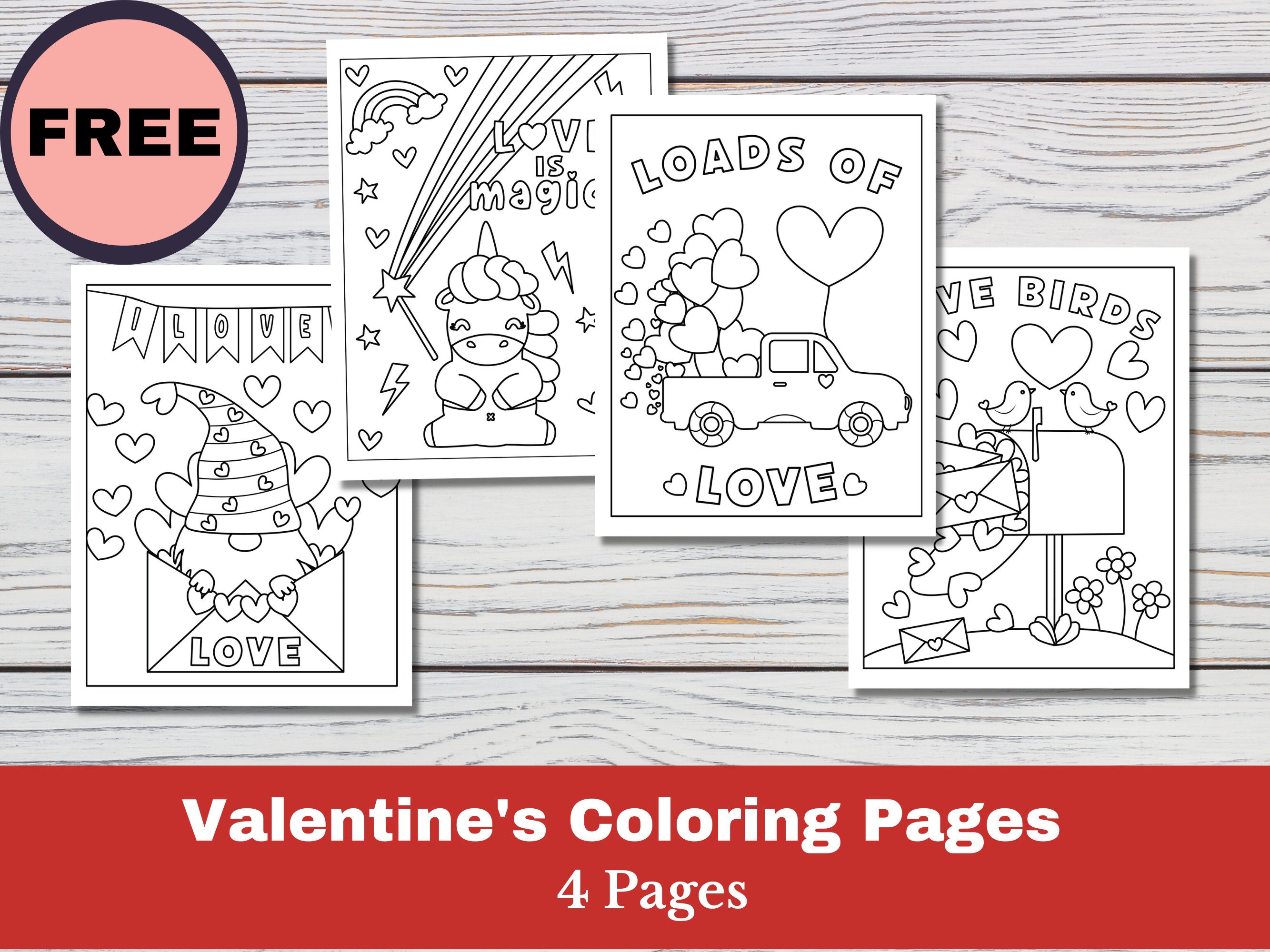 Valentine's Day I Spy Activity Game