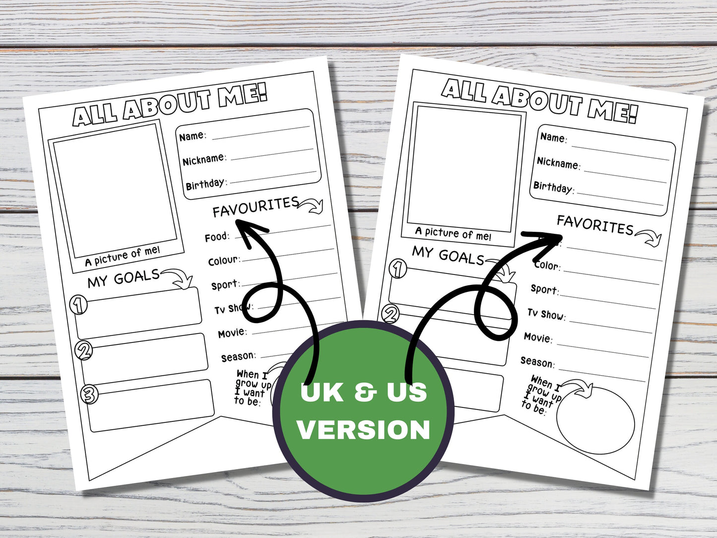 Back to School Printable Activity Worksheets