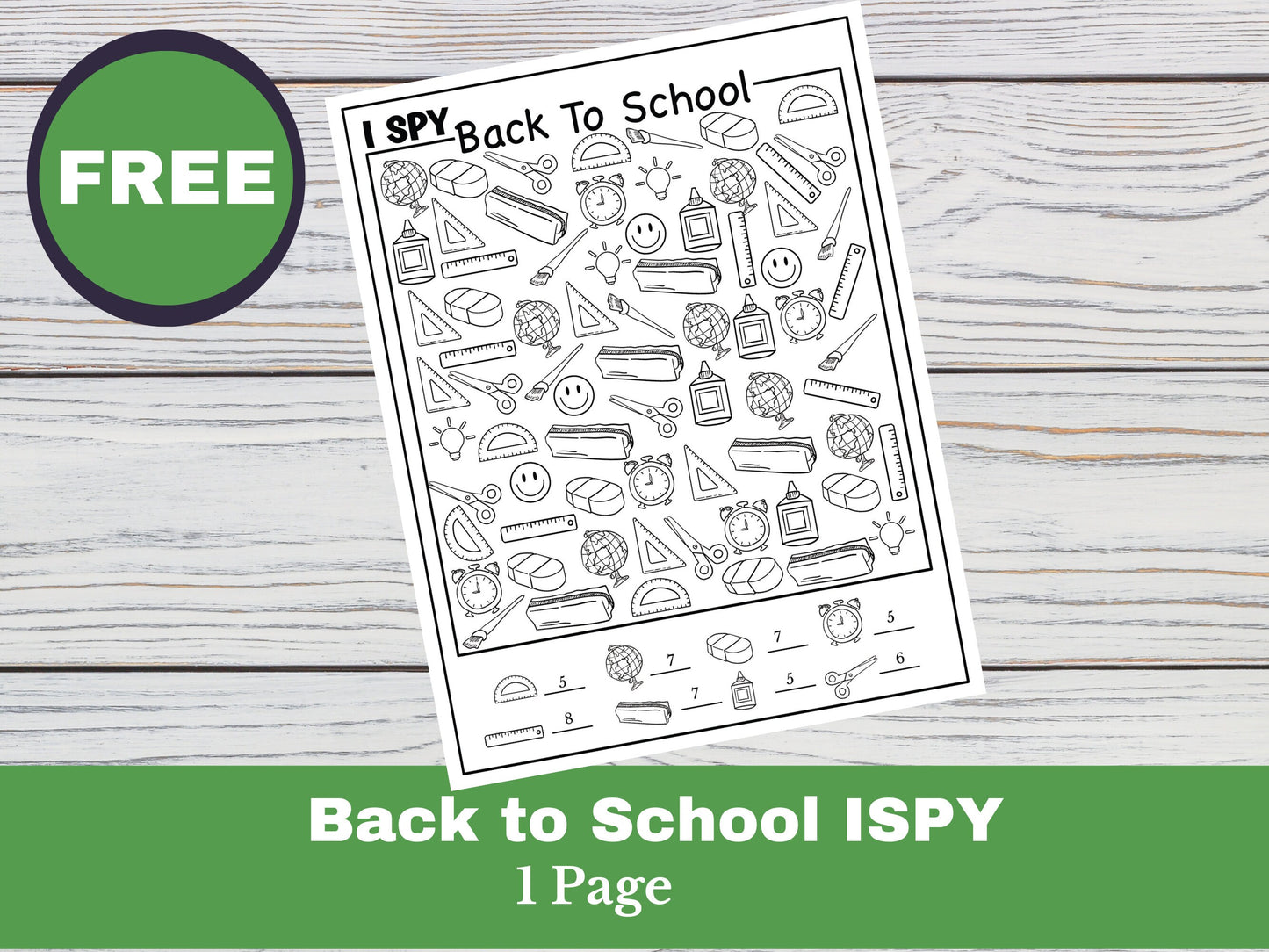 Back to School Printable Activity Worksheets