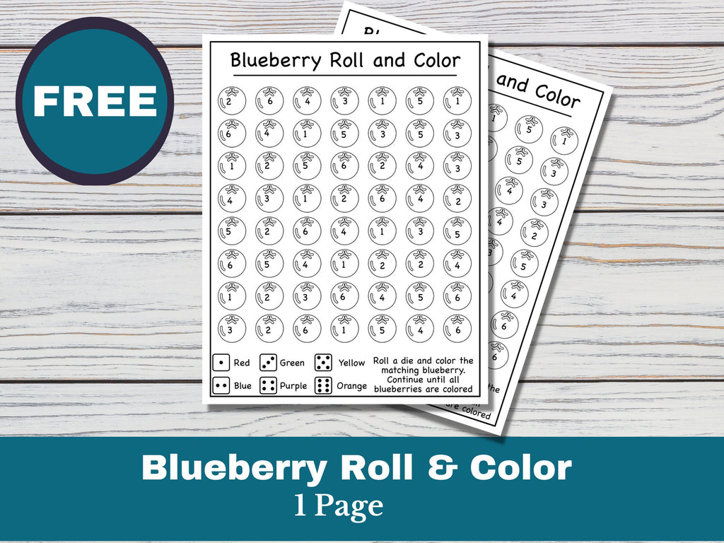 Waffles Coloring and Activity Placemat