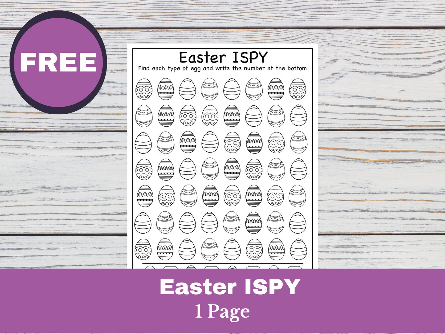 Printable Easter Doodle Coloring Pages - 2 Pages