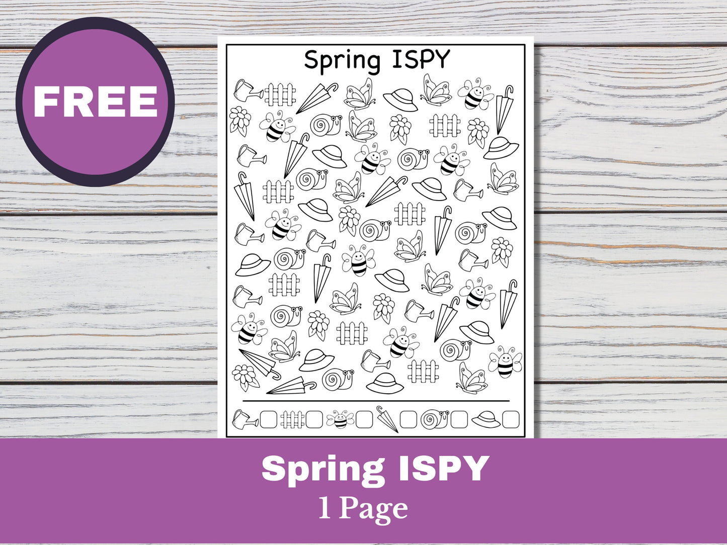 Printable Spring Doodle Coloring Pages