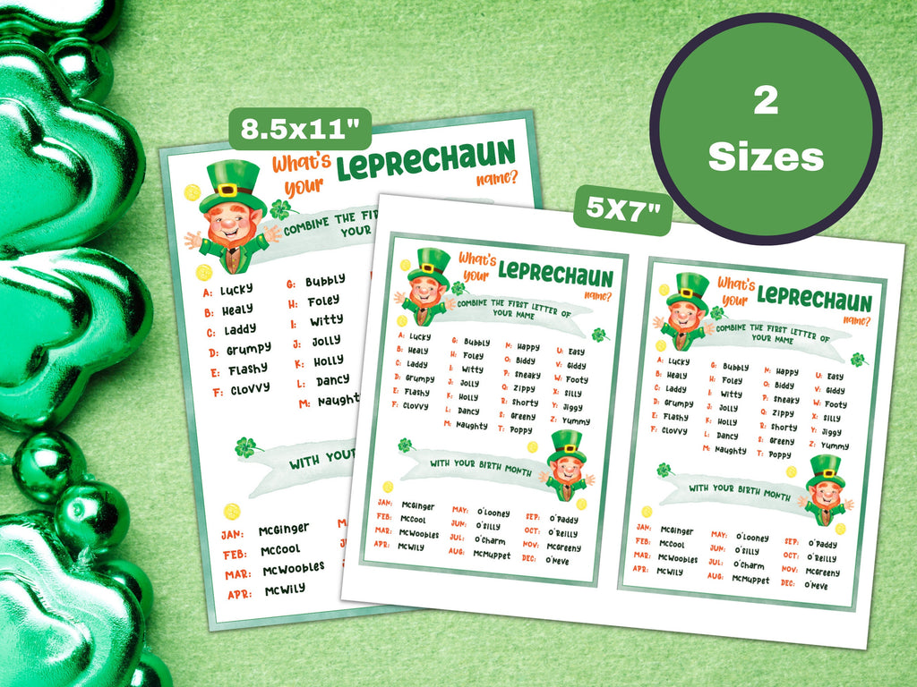 What's Your Leprechaun Name?