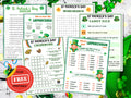 St. Patrick's Day Party Games and Activity Bundle for Kids and Adult - 6 Games