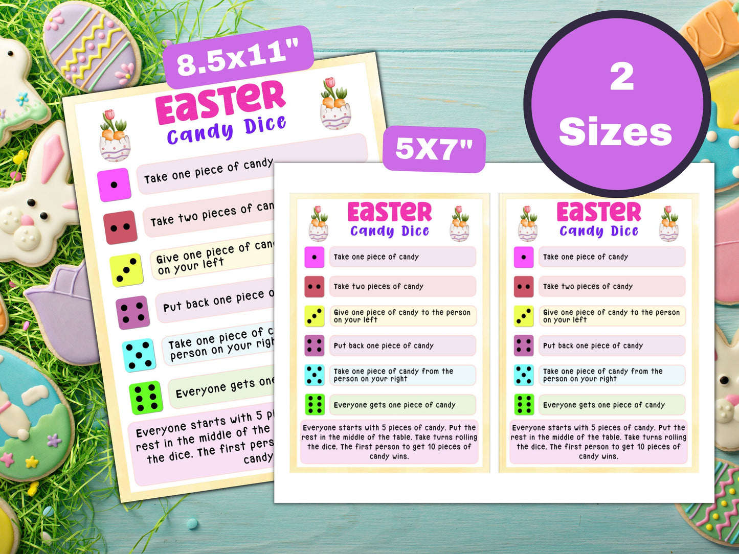 Easter Candy Dice Game