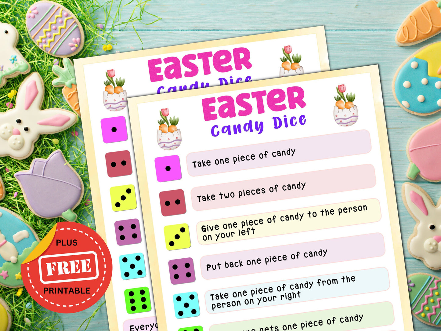 Easter Candy Dice Game