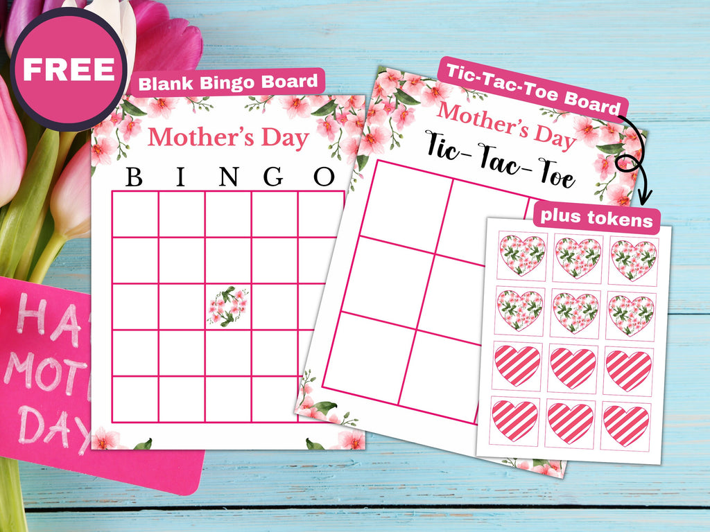 Printable Mother's Day Games - 12 Games